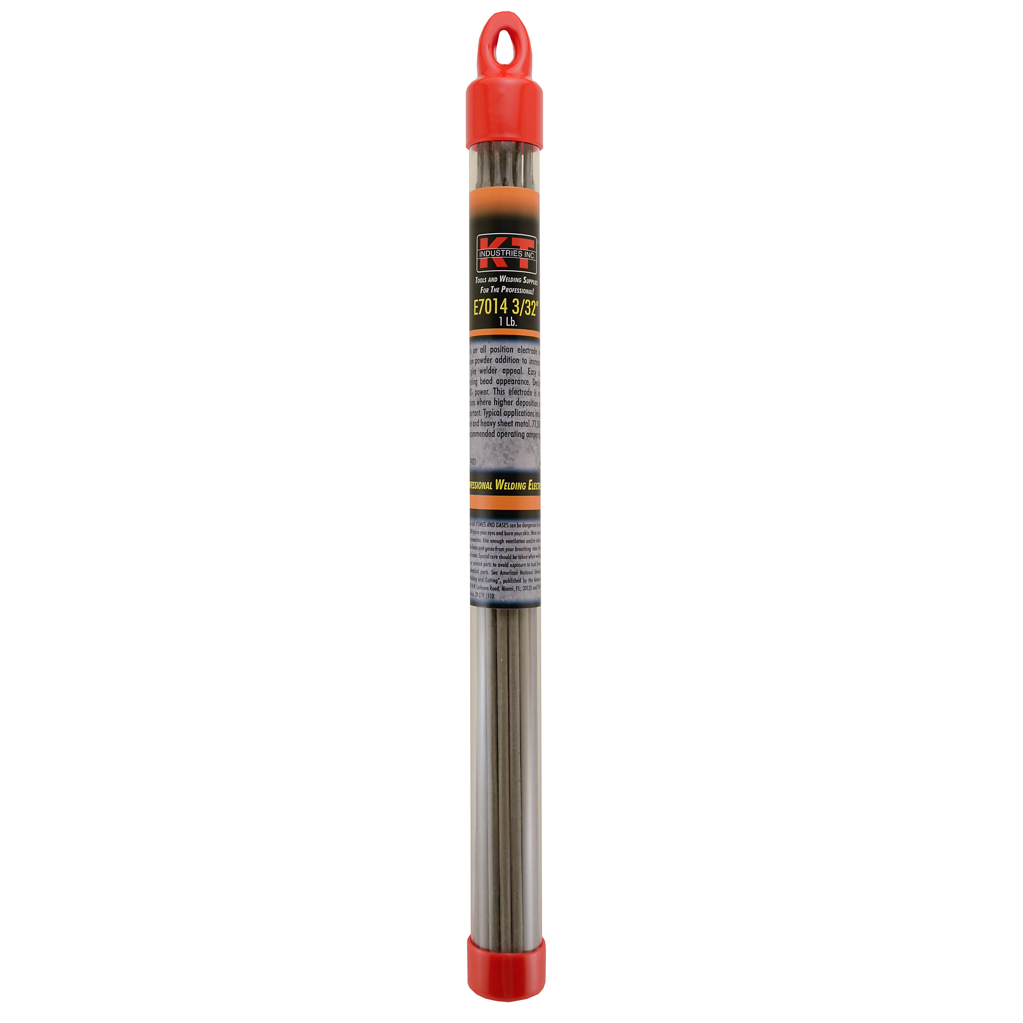 K-T Industries 7014 Electrode — 3/32in., 1 Lb., All Position, 79,000 PSI, Model# 1-1421